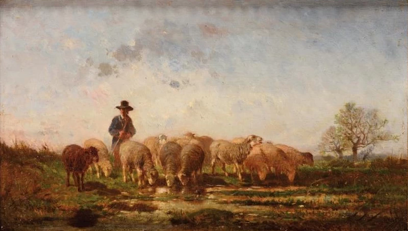 Pastore e le sue pecore